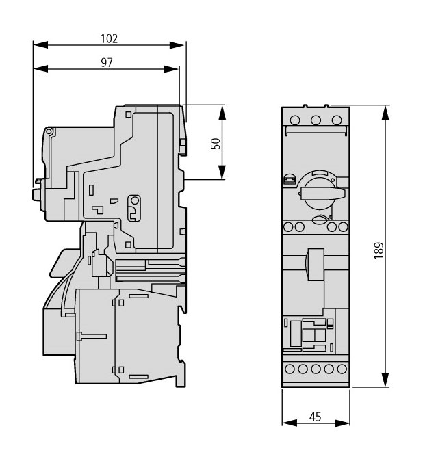 MSC-DE-12-M9(230V50HZ) Dimensions
