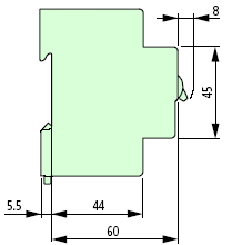 FAZ-4-C8 dimensions