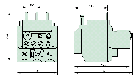ZB65-10 Dimensions