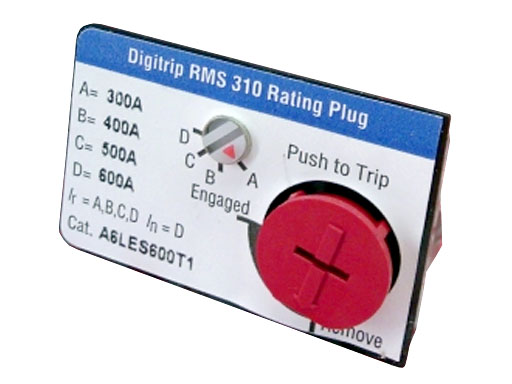 Eaton A6LES400T5 Digitrip Adjustable Rating Plug
