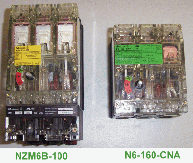 Klockner Moeller Electric<br/>NZM6B-100 and N6-160-CNA