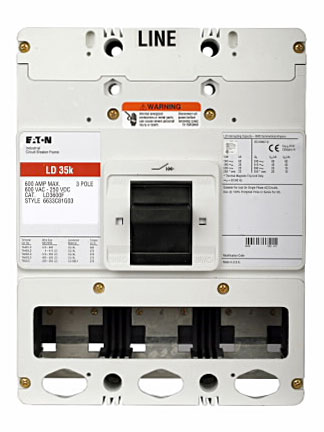 Eaton CLDC3600F Electronic Circuit Breaker with Interchangeable Trip Units