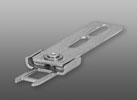 Actuators - for Combination with LS…-ZBZ Basic Units - Flexible, Straight for Doors that do not Close Percisely