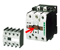 Moeller DIL00AM-G-10 DIL00AMG10 Contactor 24 VDC w/ 22 DIL 