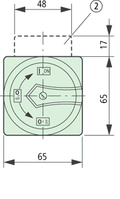 P1-32/EA/SVB Dimensions