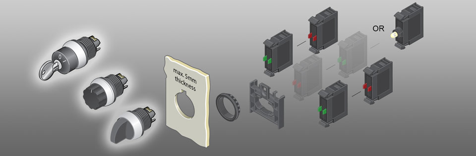  3-Position Selector Switches