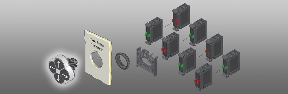 Four Button Pushbutton Operators