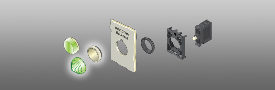 Indicator & Stack Lights Extended Conical