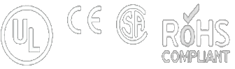 UL, CE, SA, RoHS Logo