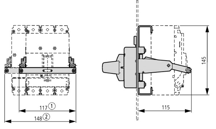NZM1 Rear Operation Assembly